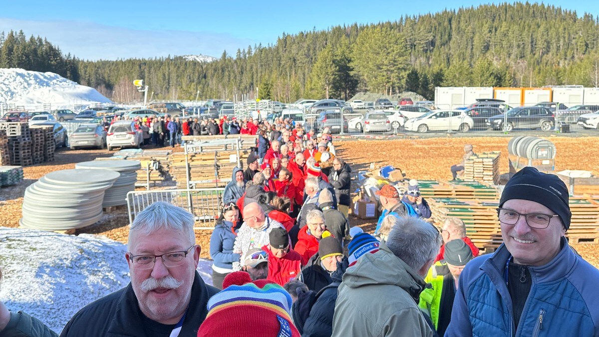 Trafikkaos i Trondheim på grunn av VM-loppis