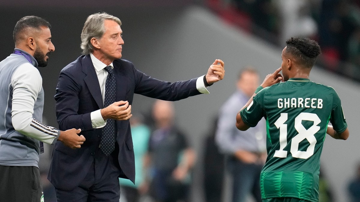 Roberto Mancini ferdig som landslagssjef for Saudi-Arabia