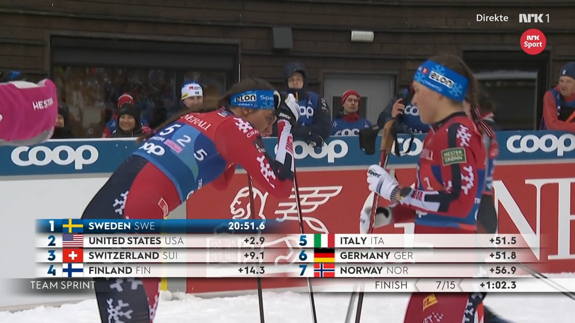 Norsk kjempefiasko på lagsprinten – Sverige tok nytt VM-gull
