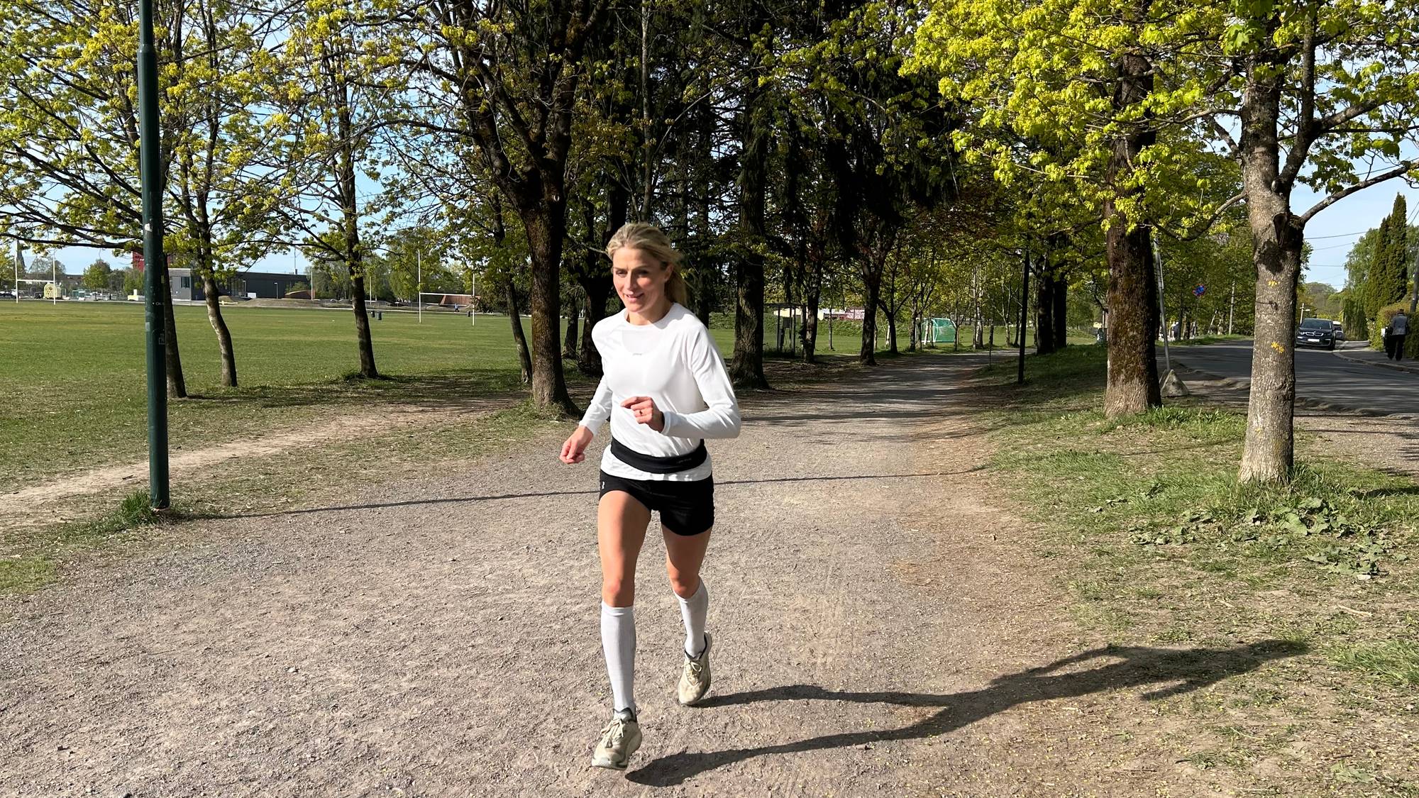 Therese Johaug bruker HRV-målinger fra treningsklokka aktivt i treningen.