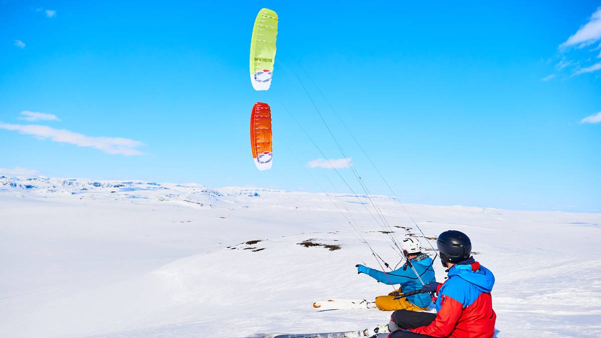 Kjemper for å få kite i villreinfjellet