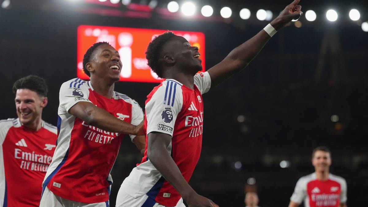 Saka-mål og Gabriel-skade da Arsenal slo Fulham