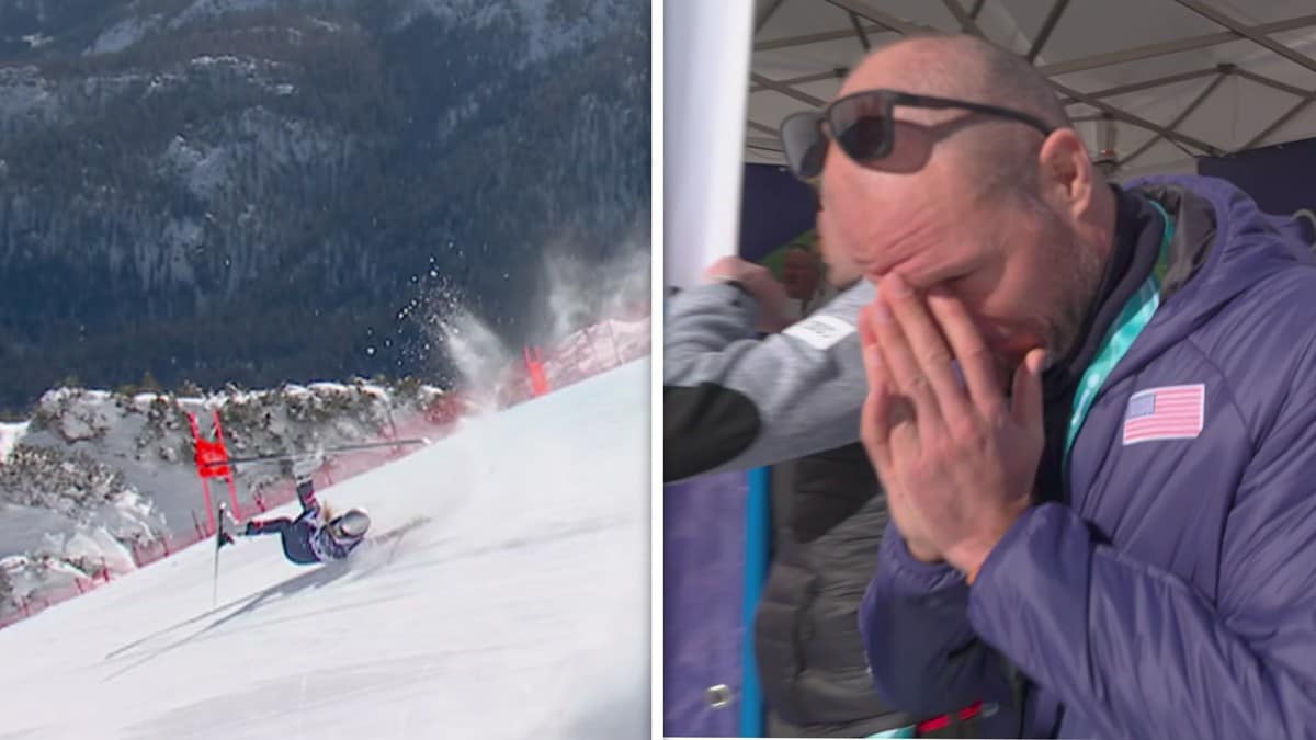 Vonn falt stygt i OL-comebacket: – Utrolig synd