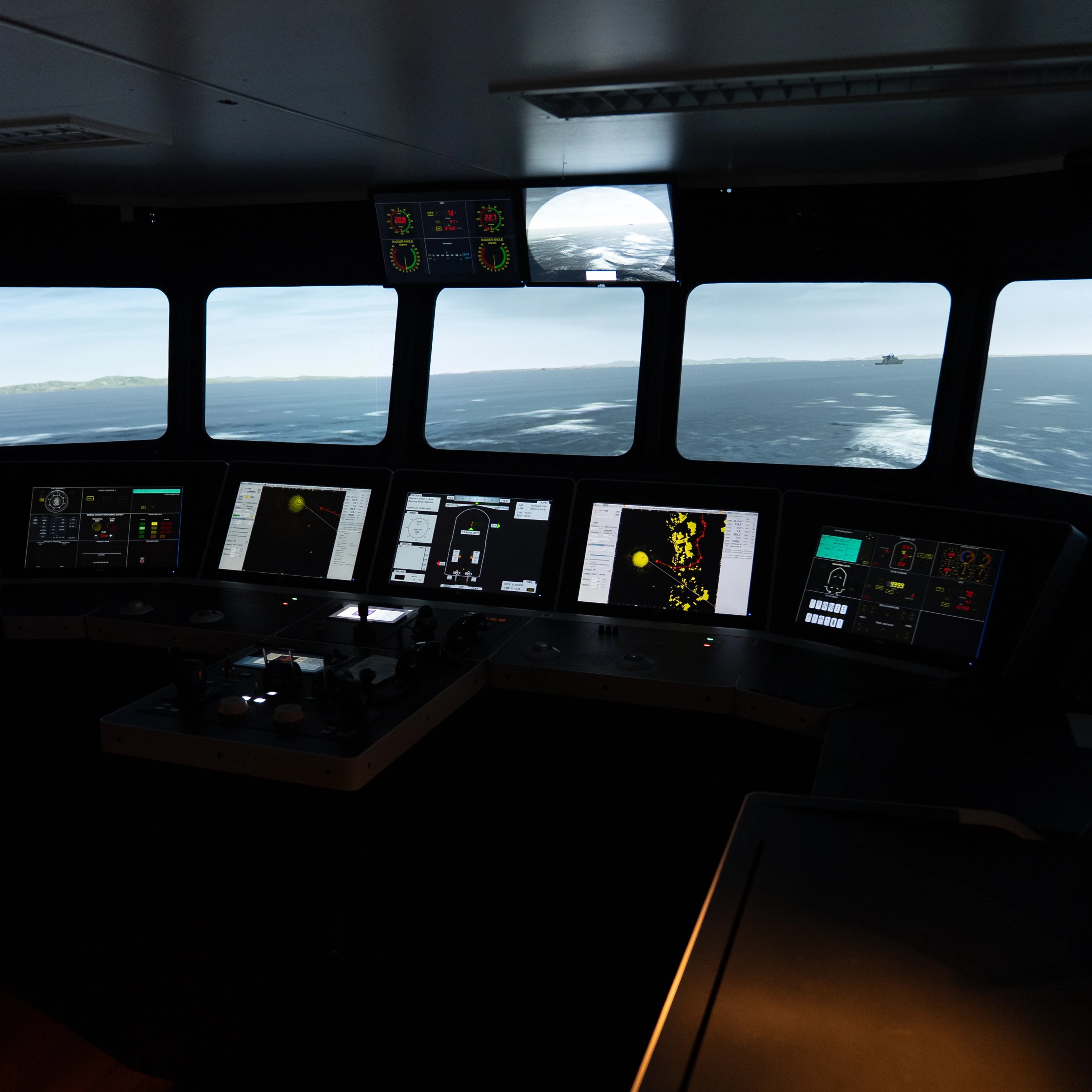Studenter på maritim utdanning på USN Bakkenteigen