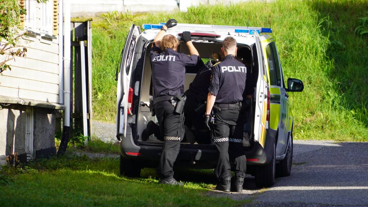 Person ranet med kniv i Porsgrunn