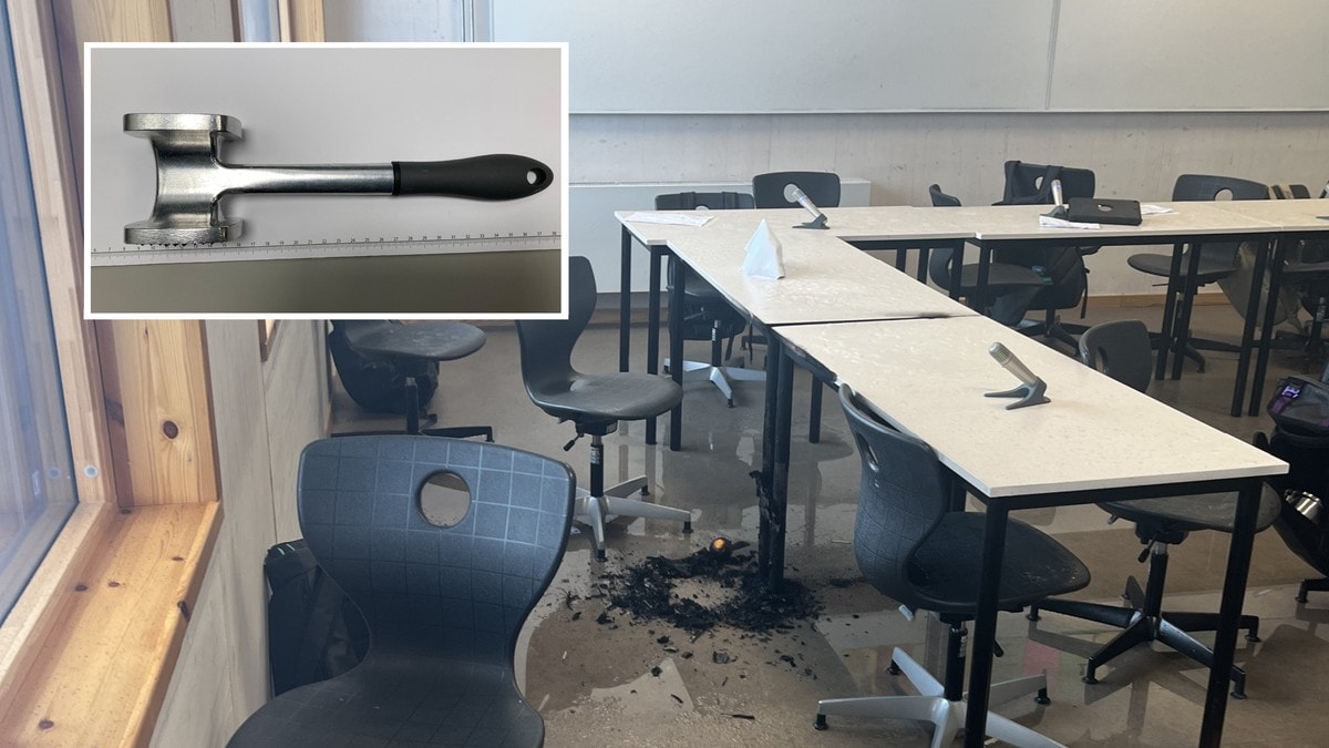 16-åring tiltalt for drapsforsøk med kjøtthammer i Kongsberg