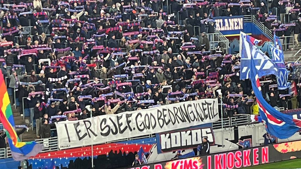 Vålerenga-fansen hedret Rekdal