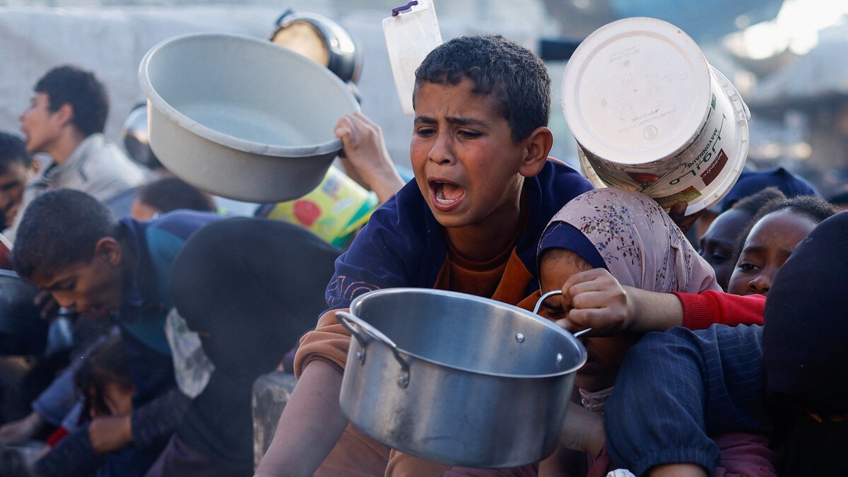 Hvert tredje barn i Gaza er akutt underernært