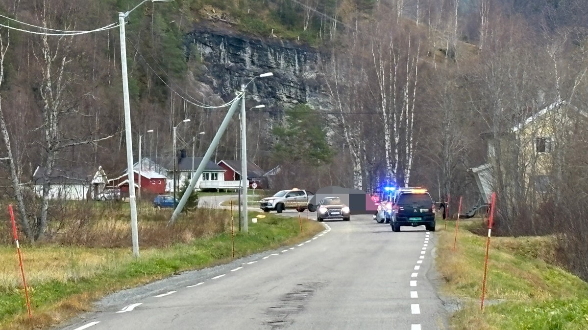 Vei åpnet etter alvorlig ulykke i Salten