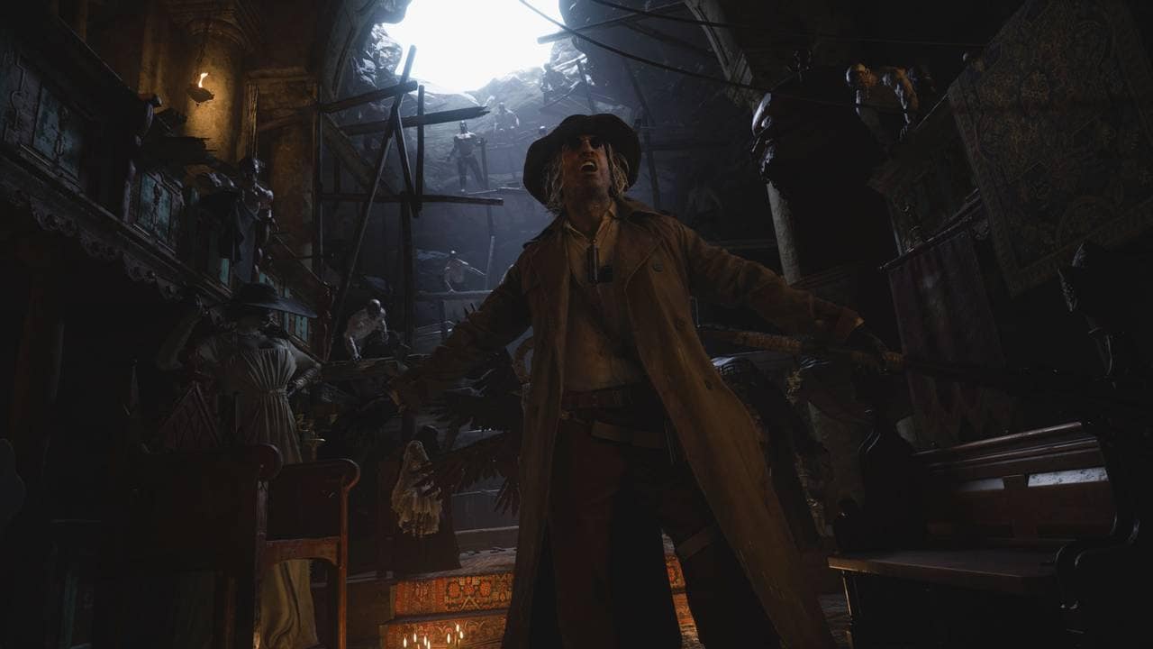 Skjermbilde fra spillet «Resident Evil Village».