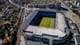 Stian Lysberg Solum / NTB Et flyfoto av Ullevaal stadion, omgitt av Ring 3 til høyre og T-banen til venstre. I bakgrunnen skimtes Oslo sentrum og Oslofjorden.