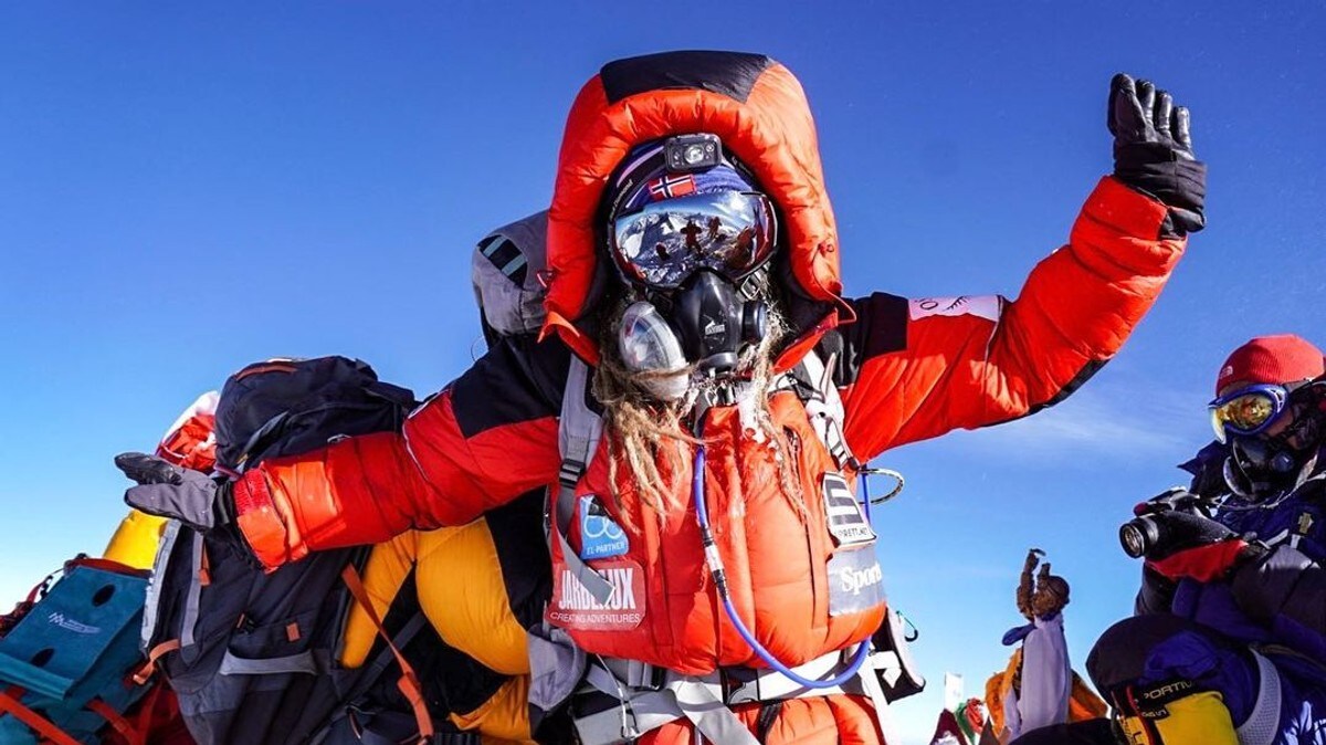Harila ble raskeste kvinne opp 11 av verdens høyeste fjell