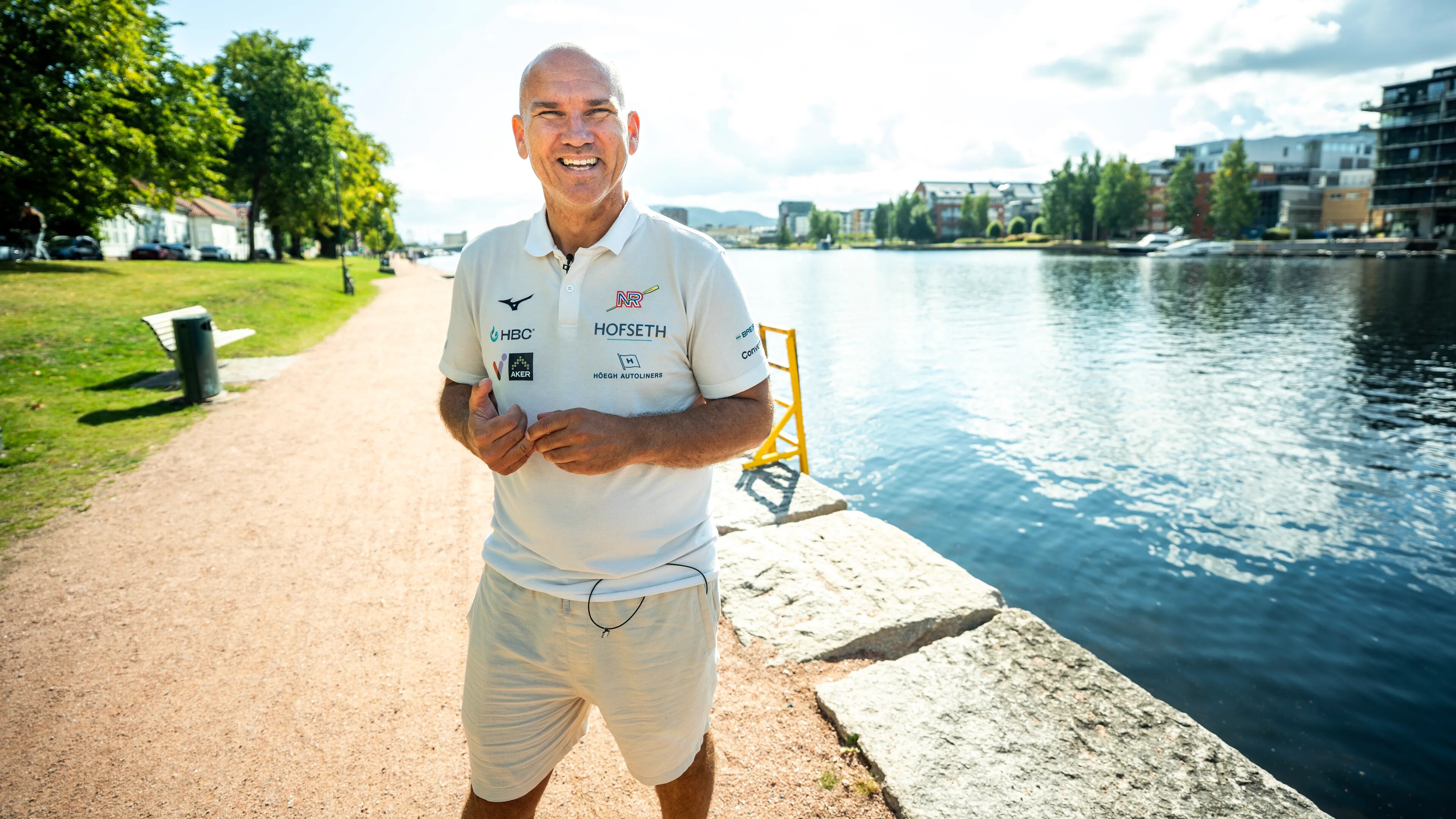 Fredrik Bekken landslagssjef for rolandslaget ved vannet i Drammen.