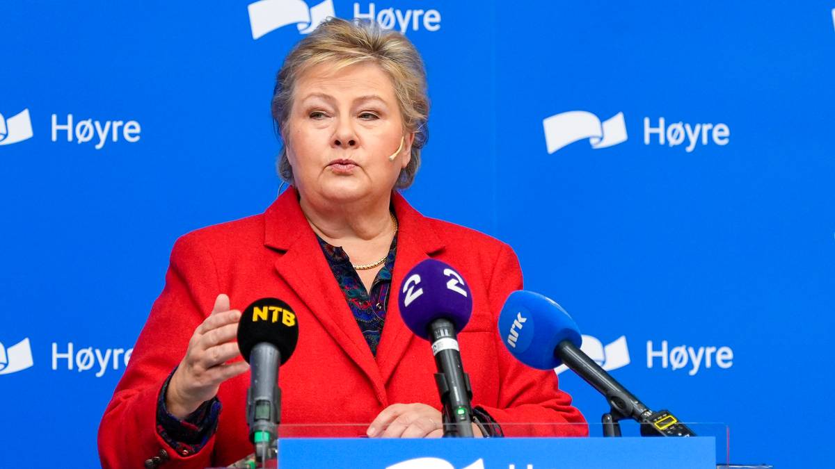 Erna Solberg om budsjettbråket: For tidlig å spekulere i andre flertall