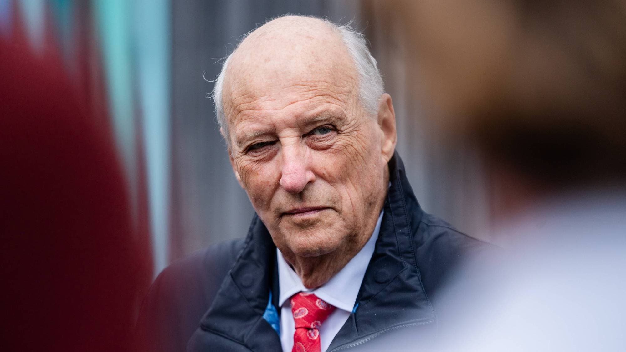Kong Harald på fylkestur i Agder i mai 2024