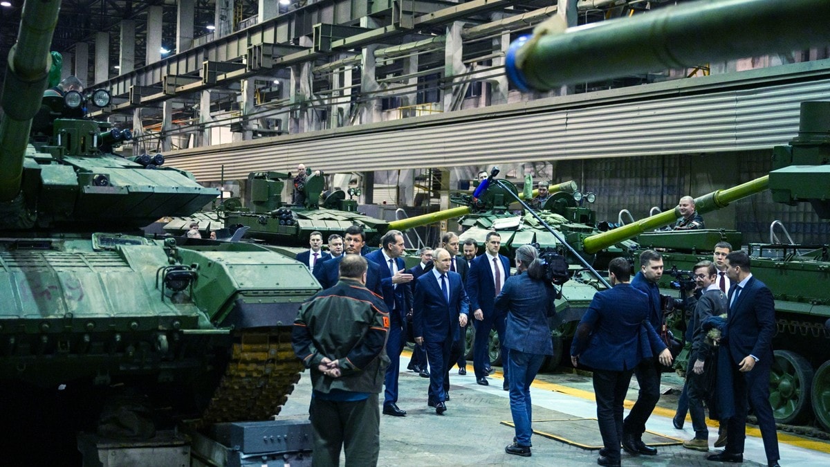 Ekspert: – Krigen i Ukraina blir avgjort i våpenfabrikkene