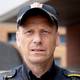 Kari Nygard Tvilde / NRK seksjonsleiar Ole Bjørn Sveen for politipatrulje i Bergen sentrum.