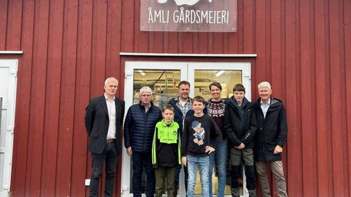 Åmli Gårdsmeieri vant landbrukspris