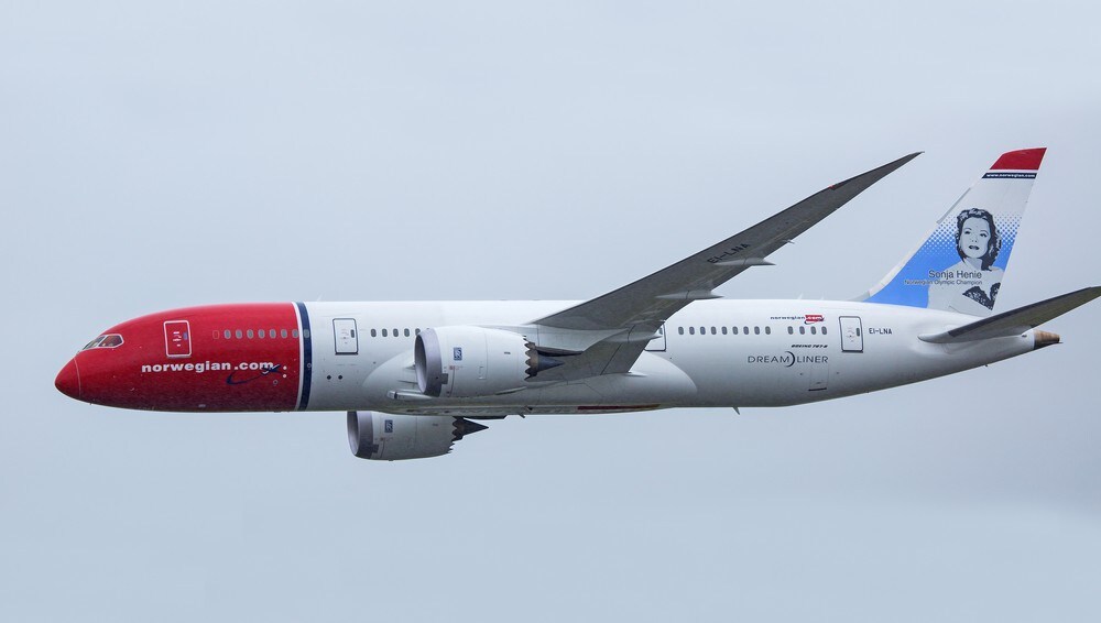 Boeing 787-8 Dreamliner på Værnes Airshow