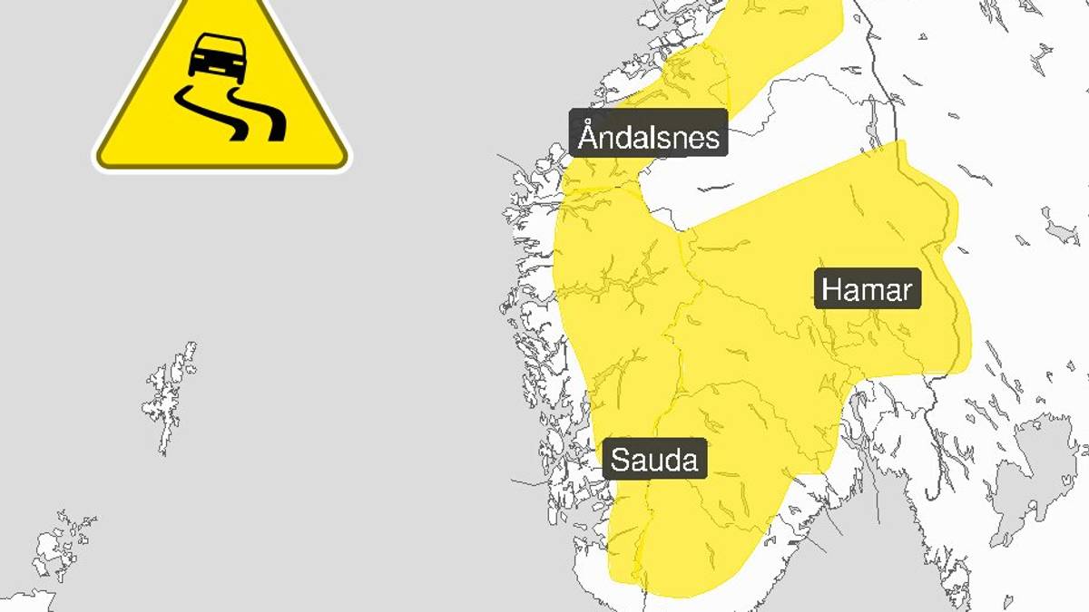 Farevarsel om is i Sør-Norge