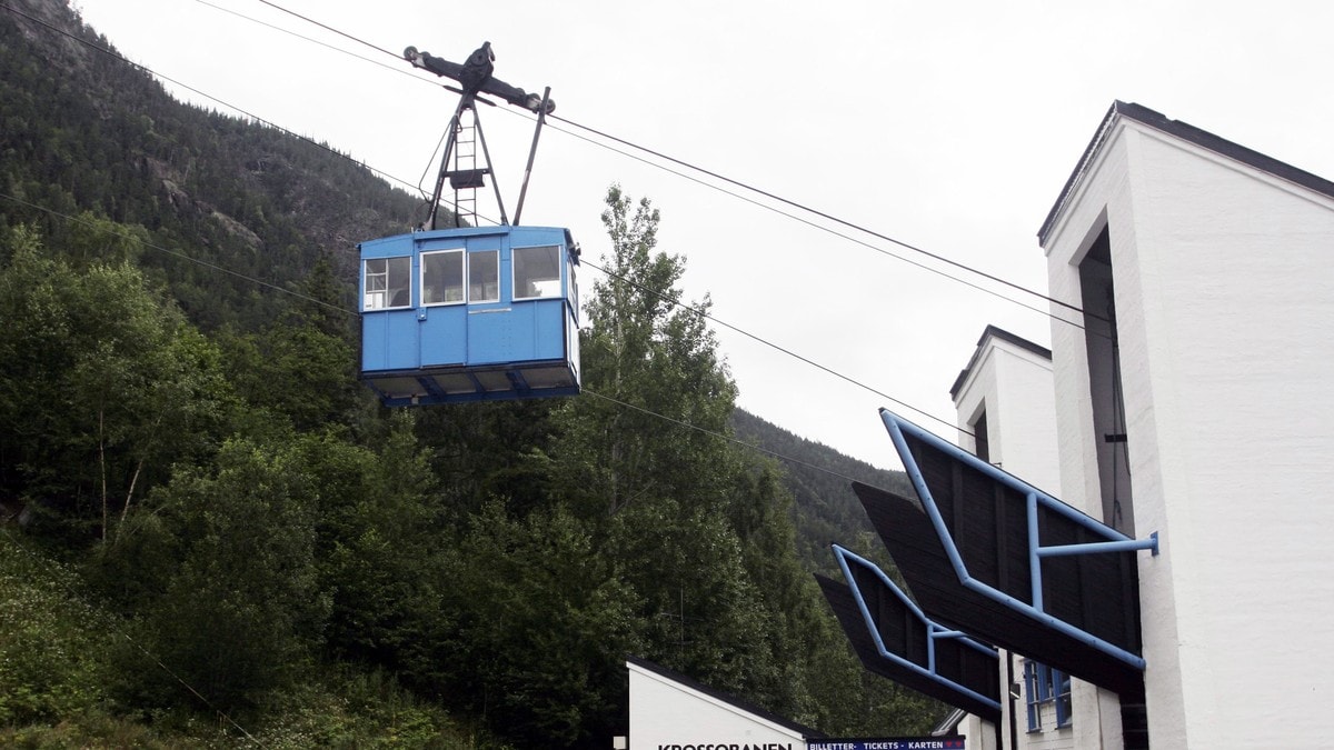 Krossobanen på Rjukan stengt med umiddelbar virkning