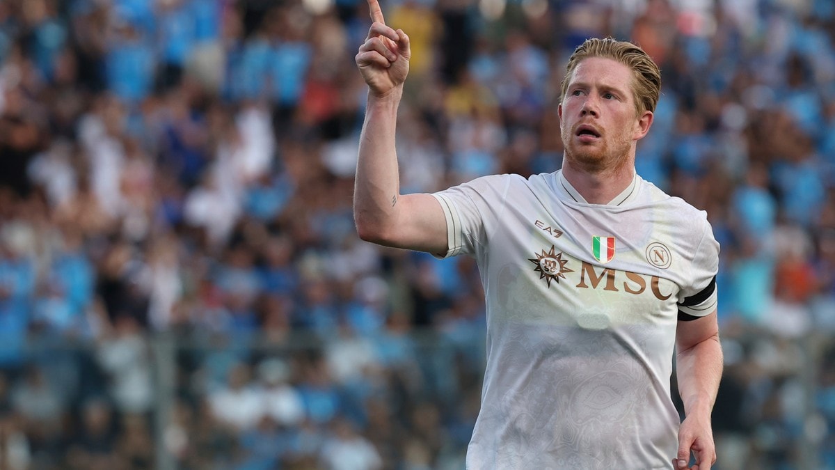 De Bruyne med debutscoring for Napoli