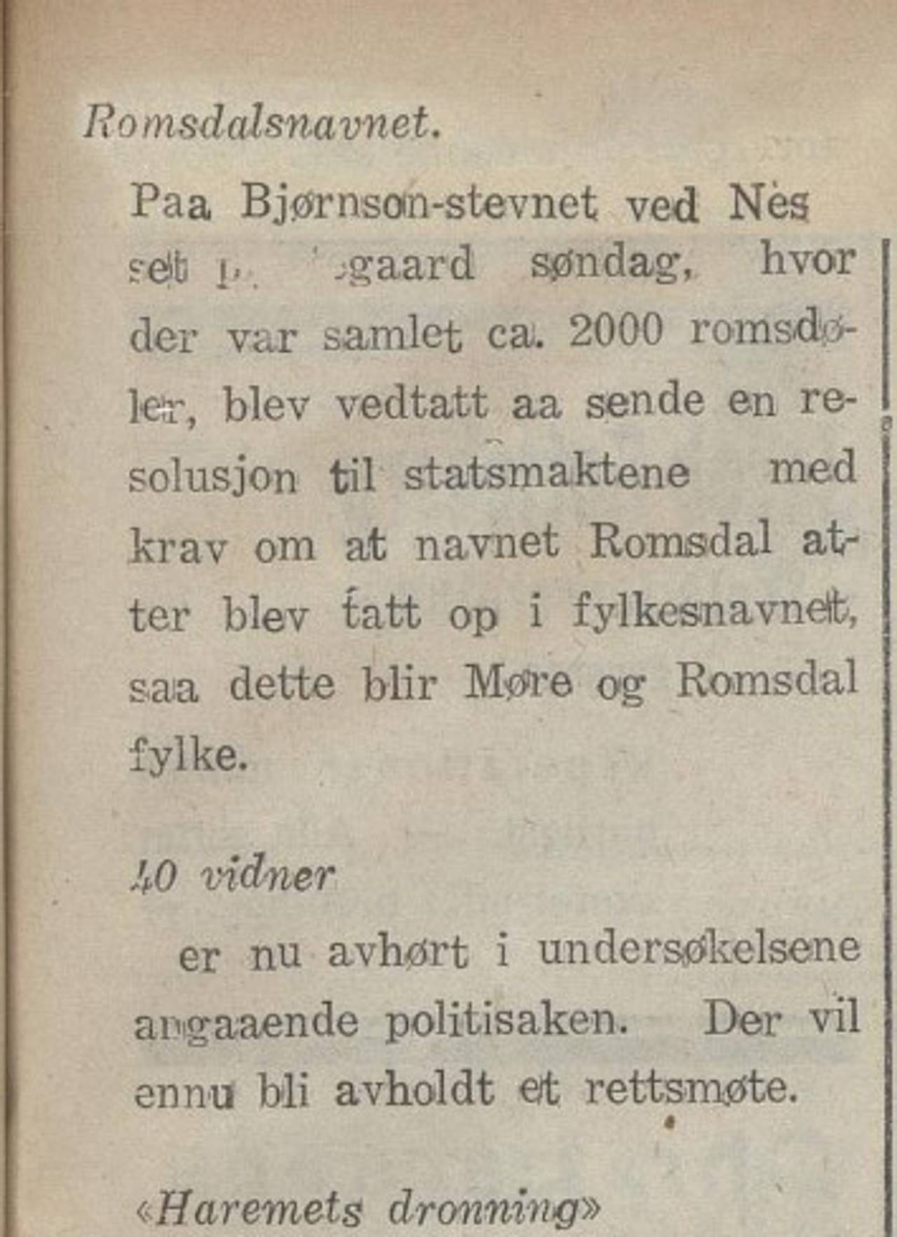 Tidens Krav 3.8.1921