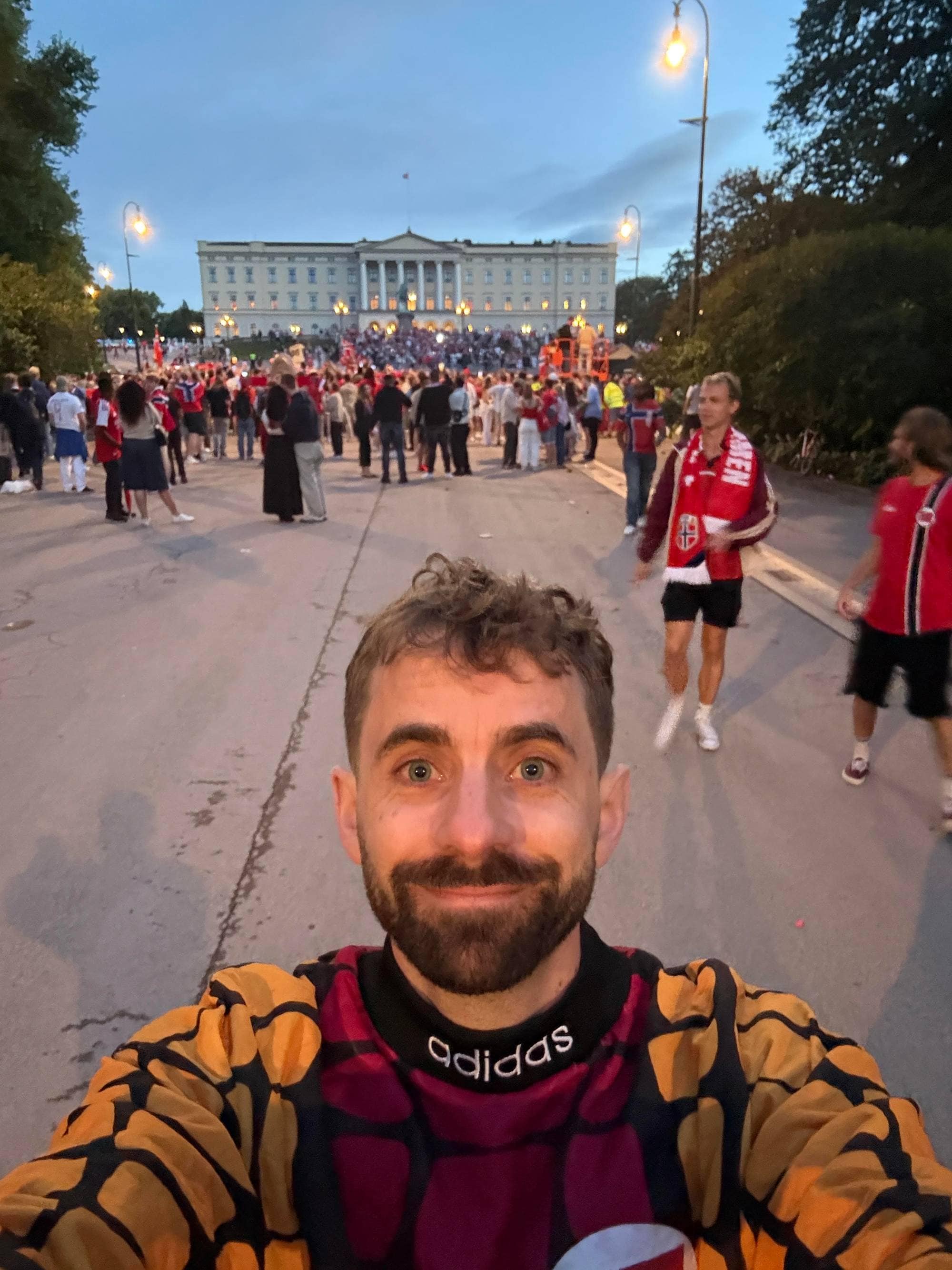Mathias Odden da han fikk ideen til neste sang.
