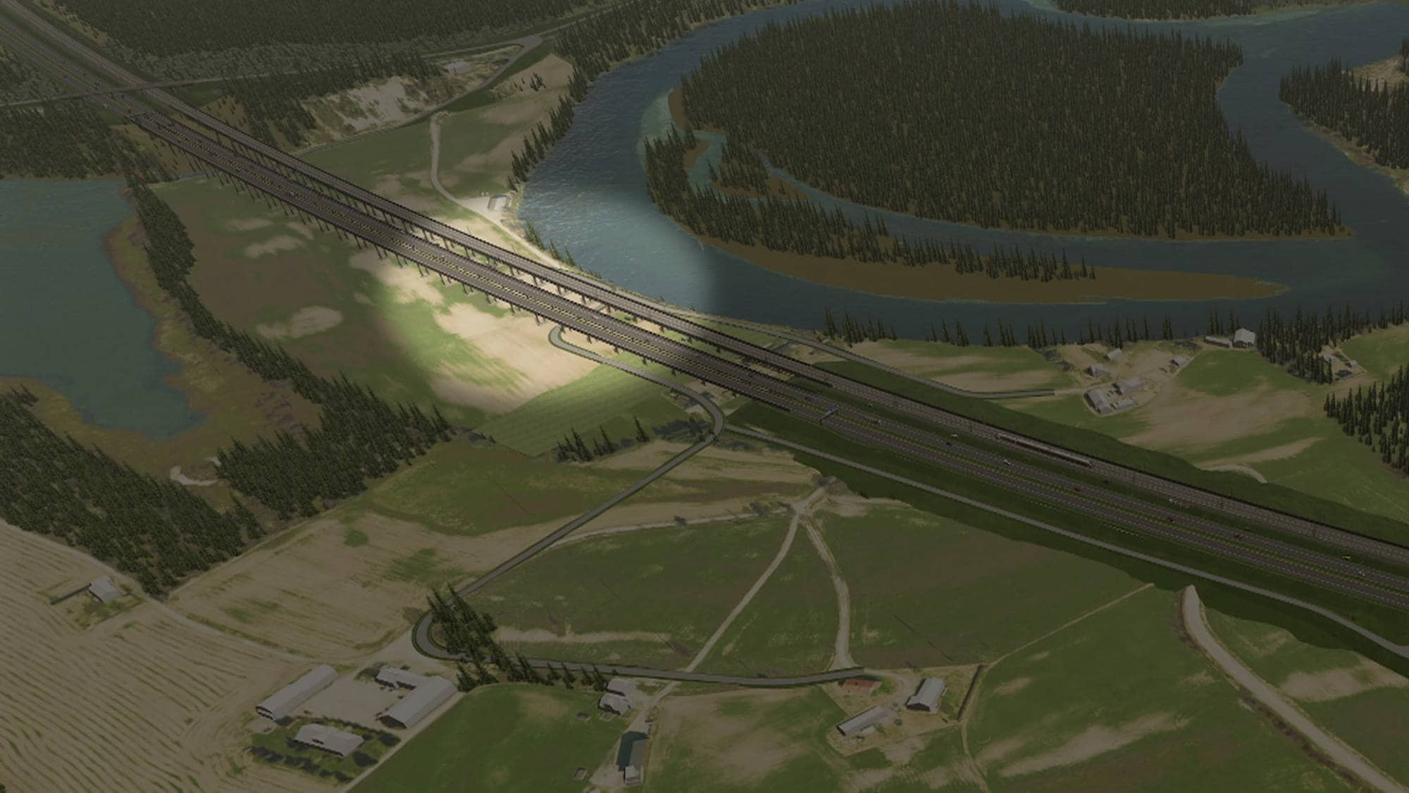 Traseen for FRE16 på Mælingen i Ringerike