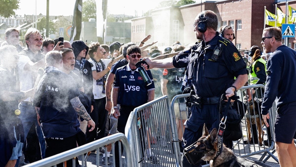 Politiet brukte tåregass for å stoppe eliteseriebråk – nå er saken henlagt