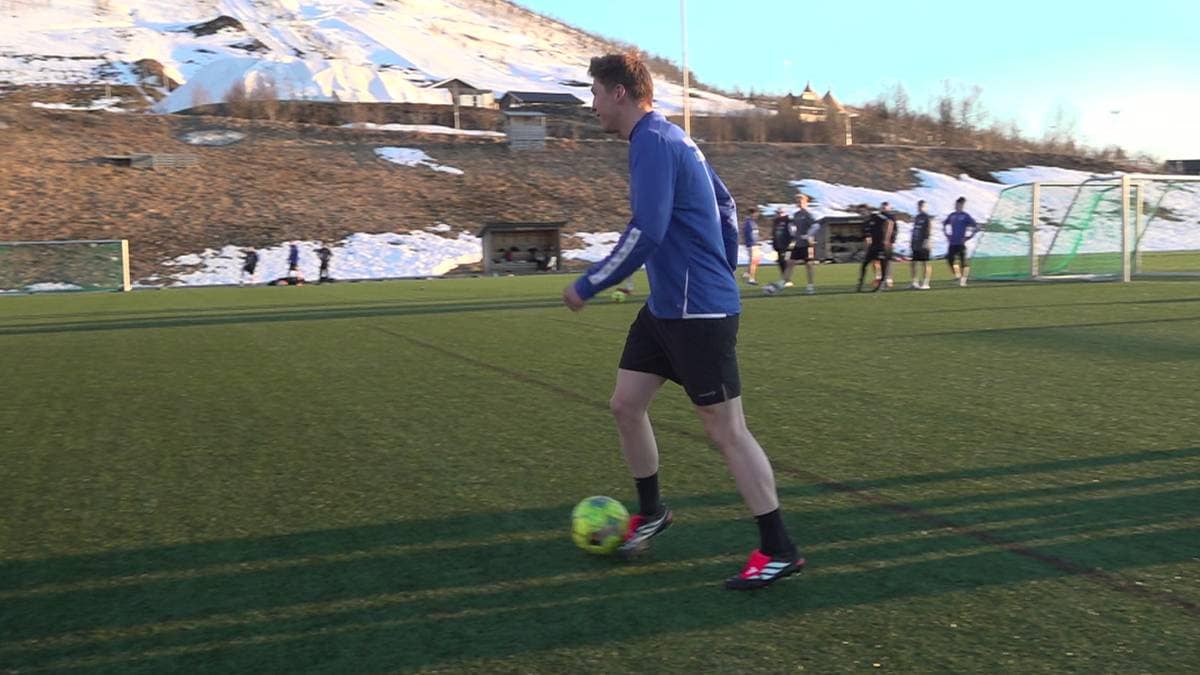 Erik Valnes fikk stjernetreff på første fotballtrening