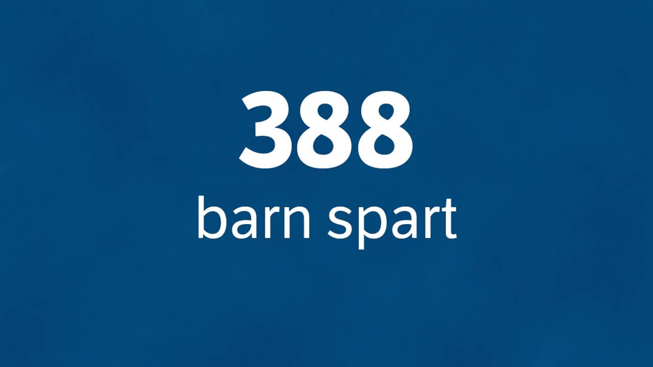 388 barn spart
