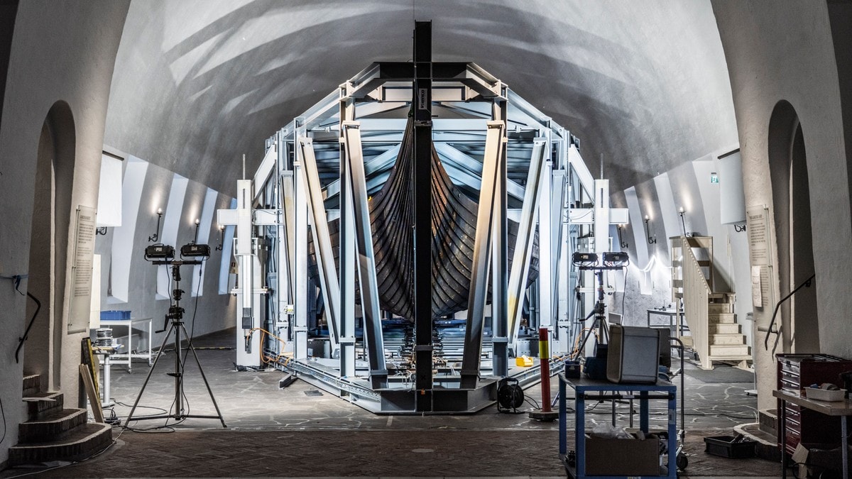 Stor spenning før Norges største vikingskip flyttes: – Forberedt på alle scenarioer