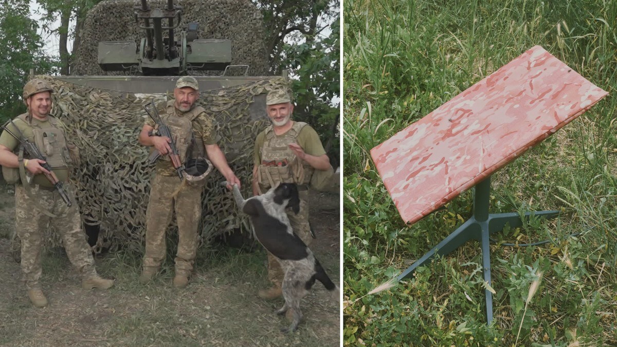Soldatane hyllar Ukraina-stjernene – følger EM med denne