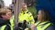 Christian Ziegler Remme / NRK fire personar i refleksvest