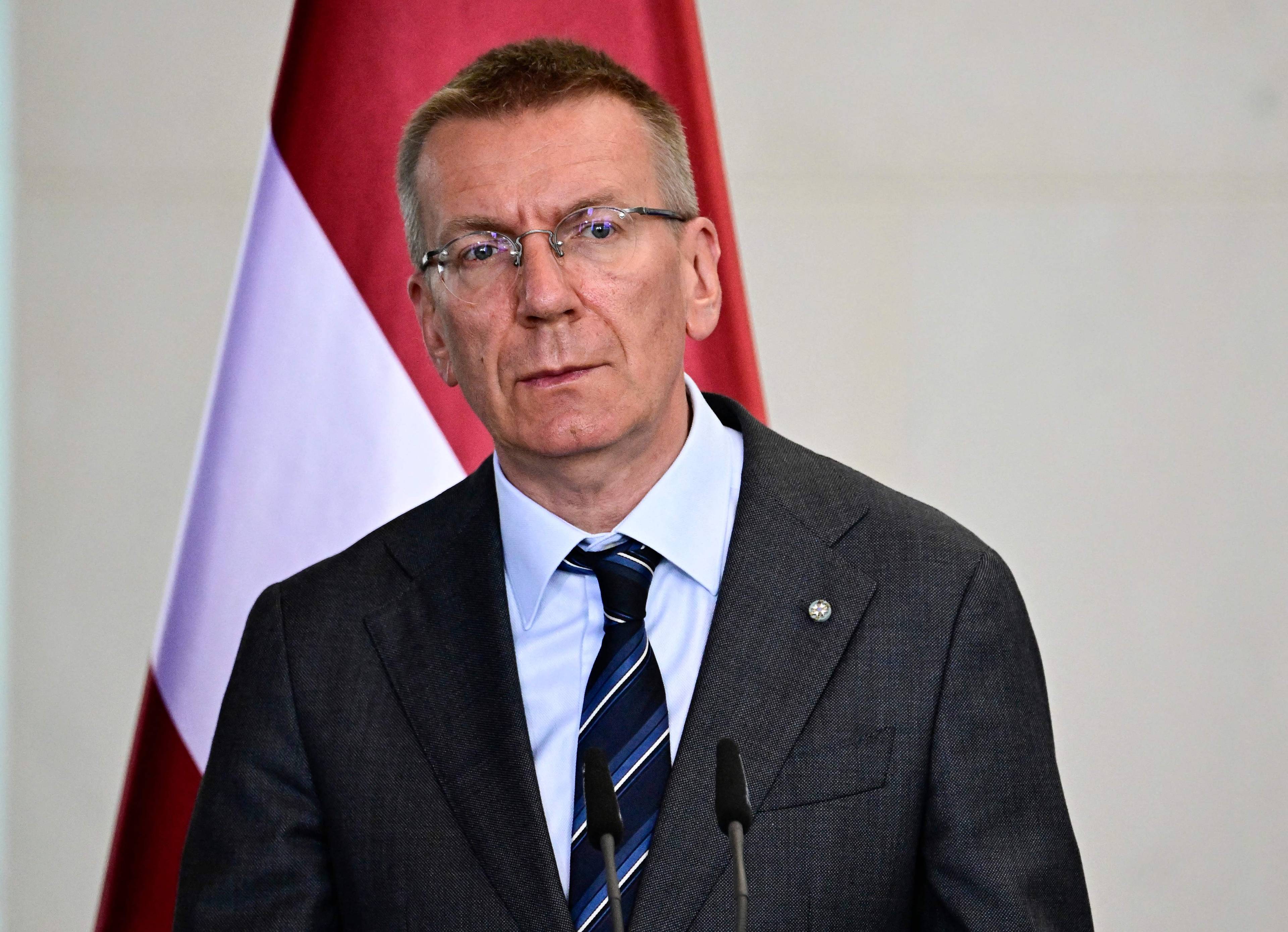 Latvias president Edgars Rinkevics