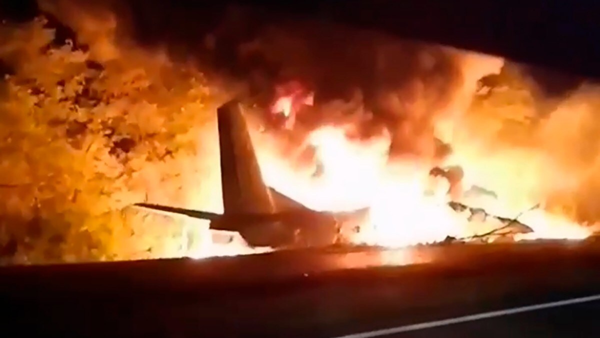 25 omkom i flystyrt i Ukraina