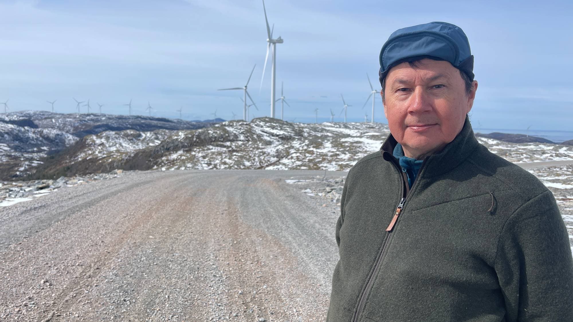 Leder for Sør-Fosen sijte, Leif Arne Jåma, på Storheia, Fosen