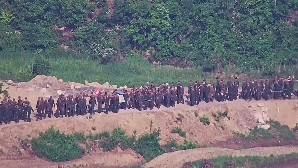 Soldater fra Nord-Korea skadet på grensen