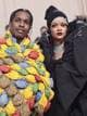Dimitrios Kambouris, AFP Asap iført en fargerikt antrekk ved siden av sin kjæreste Rihanna, ikledd et sort og iøynefallende antrekk på Met Galaen i 2021