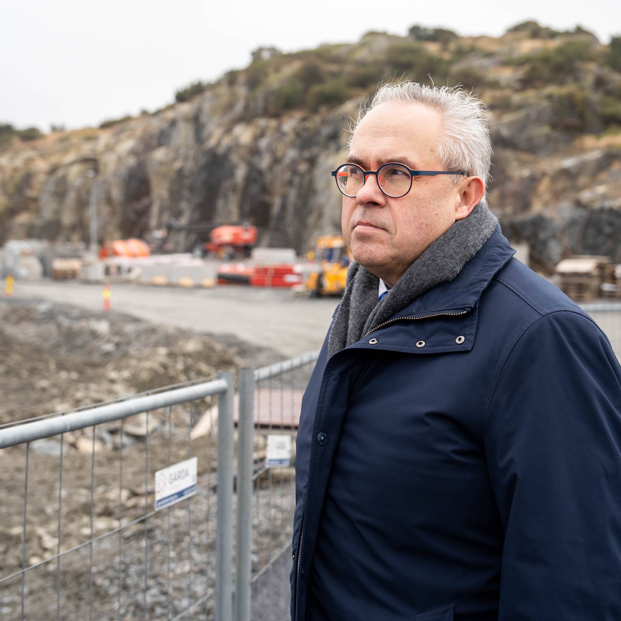 Tom Georg Indrevik, ordførar i Øygarden. 