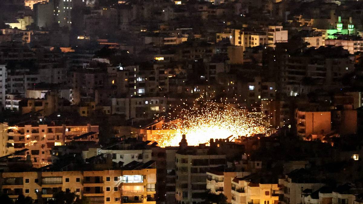 Israel angriper Hizbollah i Libanon