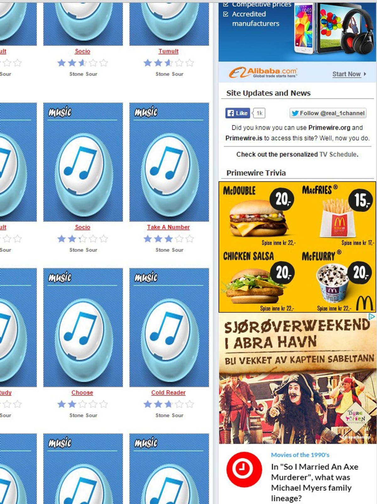 Reklamerte for Kaptein Sabeltann på piratnettsted – NRK Ulovlig e post reklame – NRK Kultur og underholdning