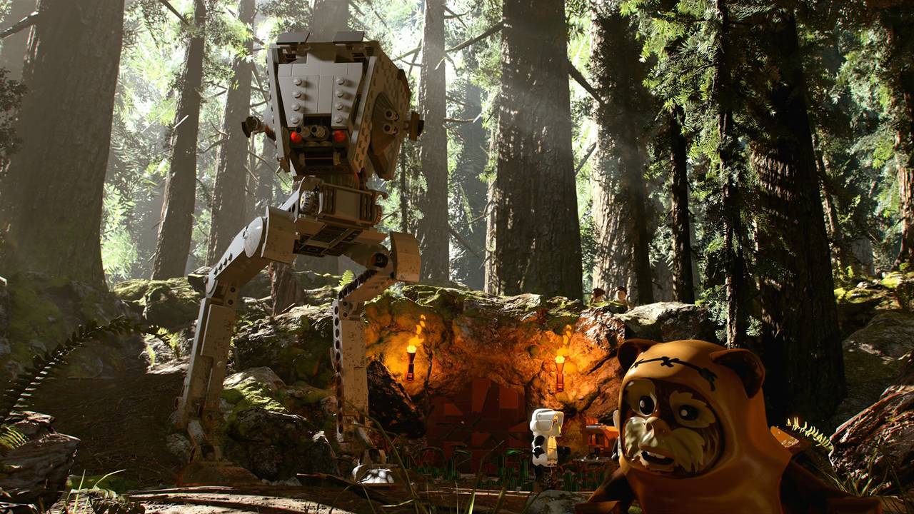 Scene fra spillet Lego Star Wars - The Skywalker Saga