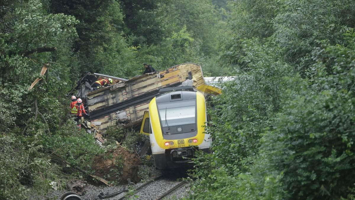 AP: Alvorleg togulukke i Tyskland
