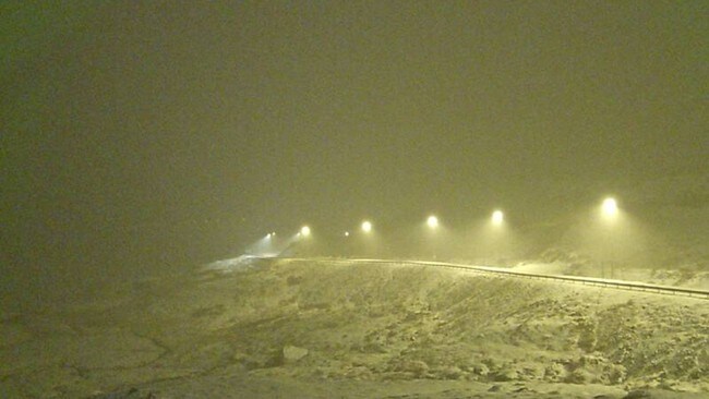 E134 Haukelifjell tysdag morgon.