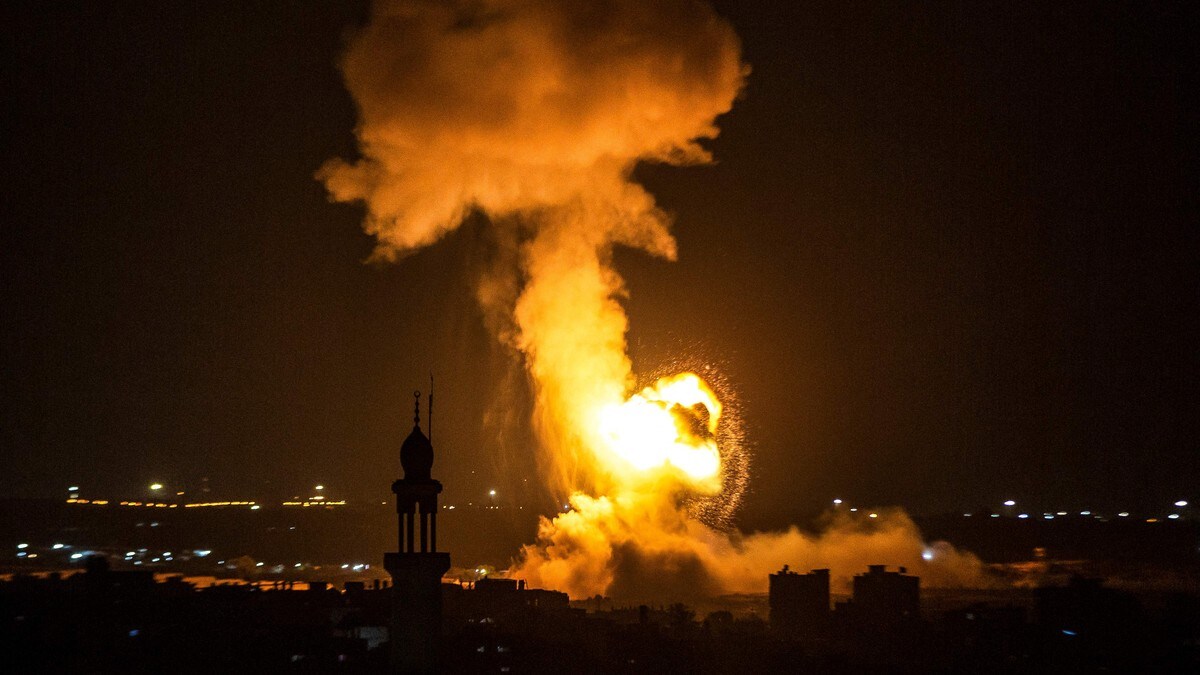 Minst 10 drept på Gazastripen