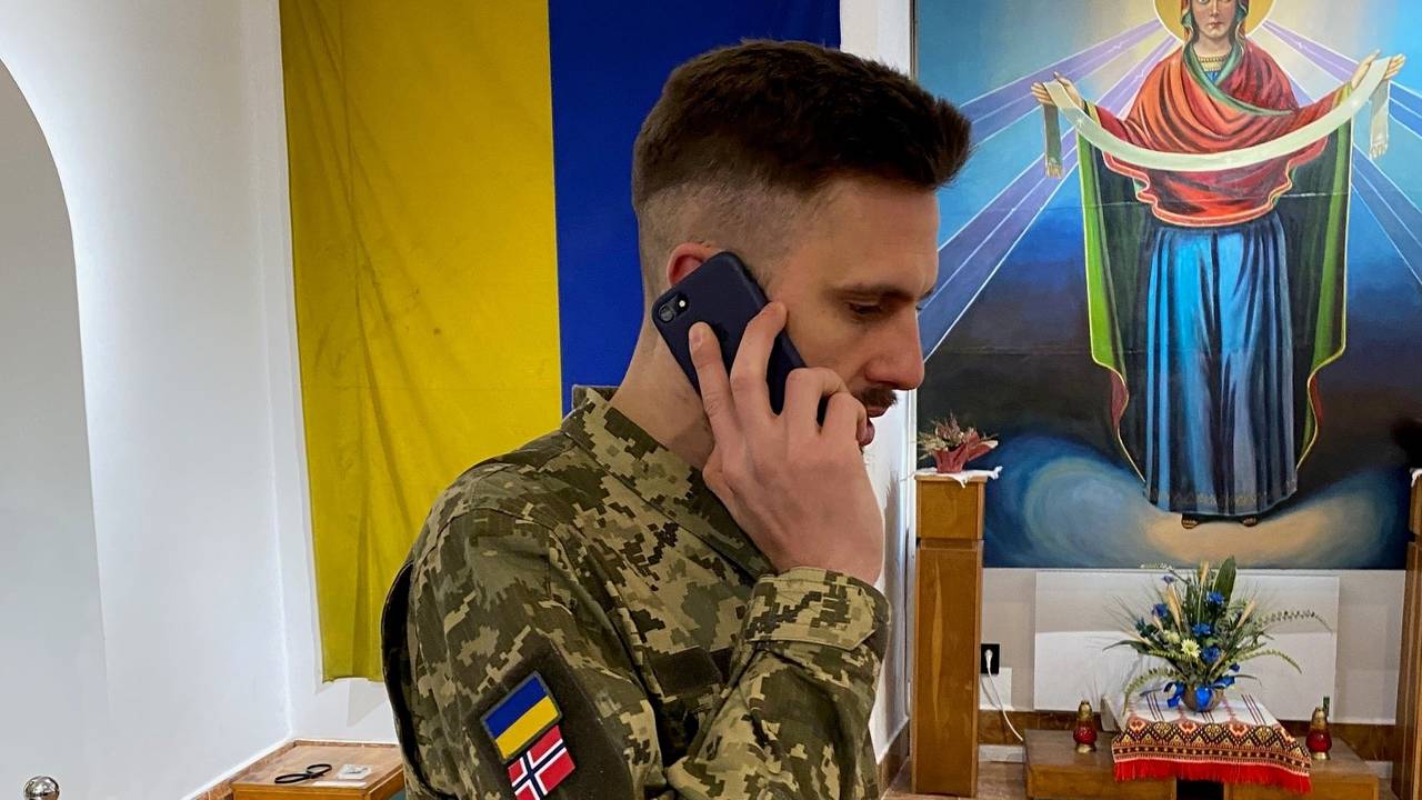 Damien Magrou jobber for fremmedlegionen i Ukraina.