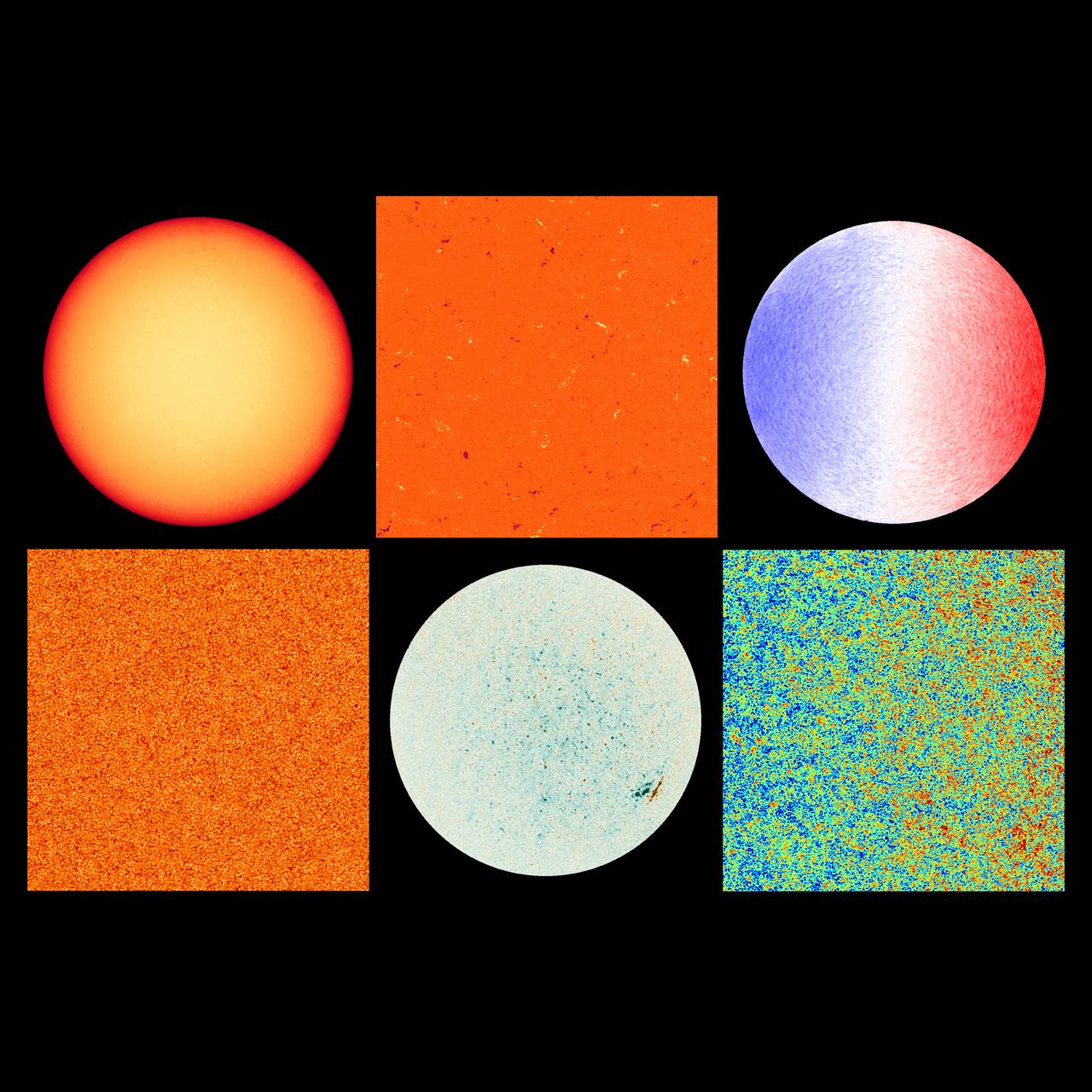 Sollys, magnetiske felt og bevegelse.