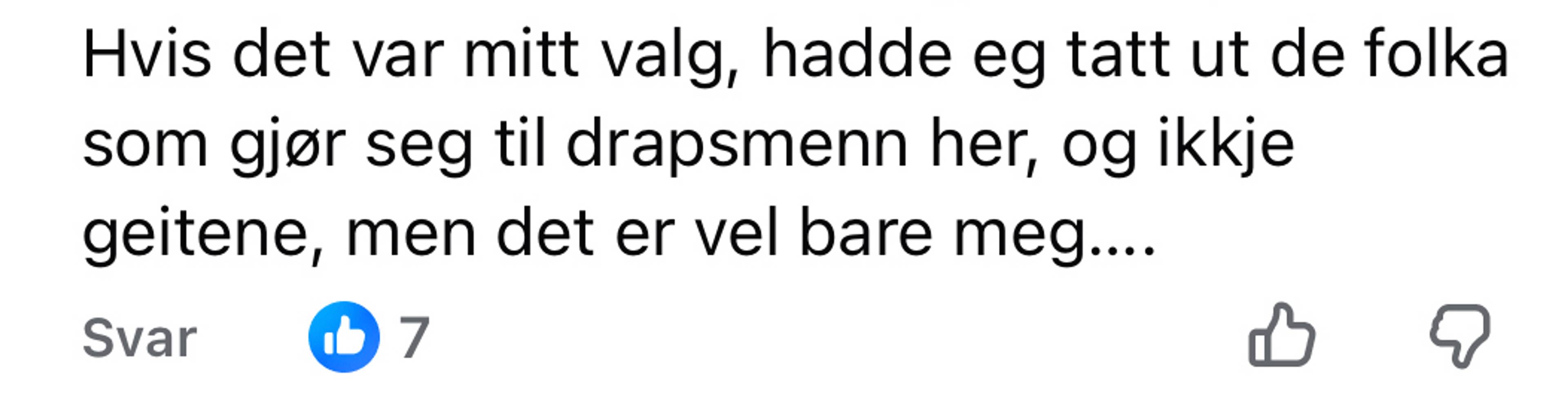 skjermdump frå støttegruppe for geitene på Kvist